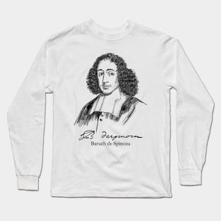 Baruch Spinoza, Dutch philosopher, philosophy, Long Sleeve T-Shirt